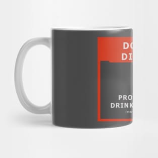 Do not disturb - programmer drinking coffee Mug